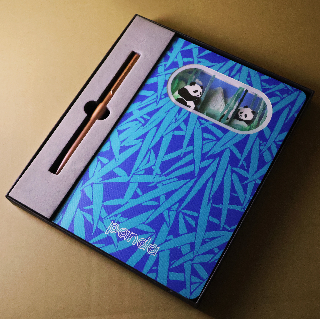 紙雕筆記本 / 熊貓