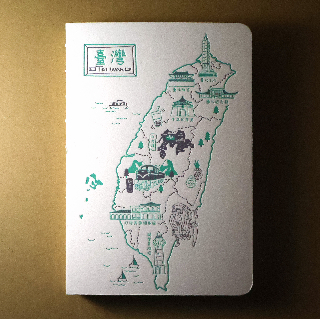 活版印刷筆記本 / 台灣地圖