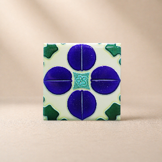 藝術磁磚磁鐵 / 臺灣花磚 / 花紋001