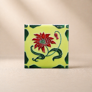 藝術磁磚磁鐵 / 臺灣花磚 / 花紋012