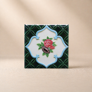 藝術磁磚磁鐵 / 臺灣花磚 / 花紋013