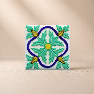 藝術磁磚磁鐵 / 臺灣花磚 / 花紋017