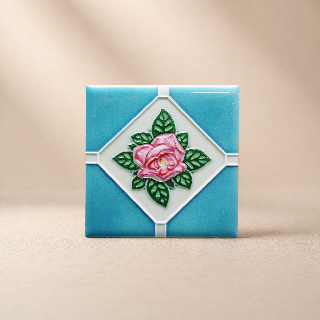 藝術磁磚磁鐵 / 臺灣花磚 / 花紋022