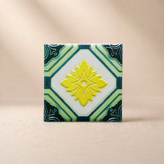 藝術磁磚磁鐵 / 臺灣花磚 / 花紋032