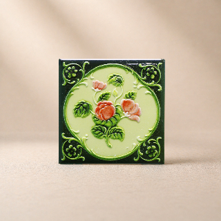 藝術磁磚磁鐵 / 臺灣花磚 / 花紋037