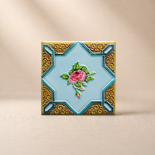 藝術磁磚磁鐵 / 臺灣花磚 / 花紋039