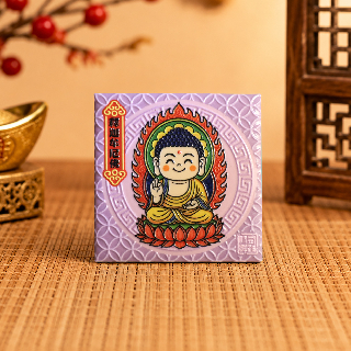 藝術磁磚磁鐵 / 有神快拜 / 釋迦牟尼佛