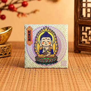藝術磁磚磁鐵 / 有神快拜 / 阿彌陀佛