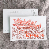 明信片-艋舺龍山寺