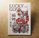 活版文創明信片/ 祈福普通款/ 幸運之神