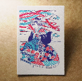 活版文創明信片/ 文創螢光款/ 藝妓回憶錄三聯畫之三