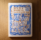 活版印刷筆記本 / 人生是一場大膽的冒險