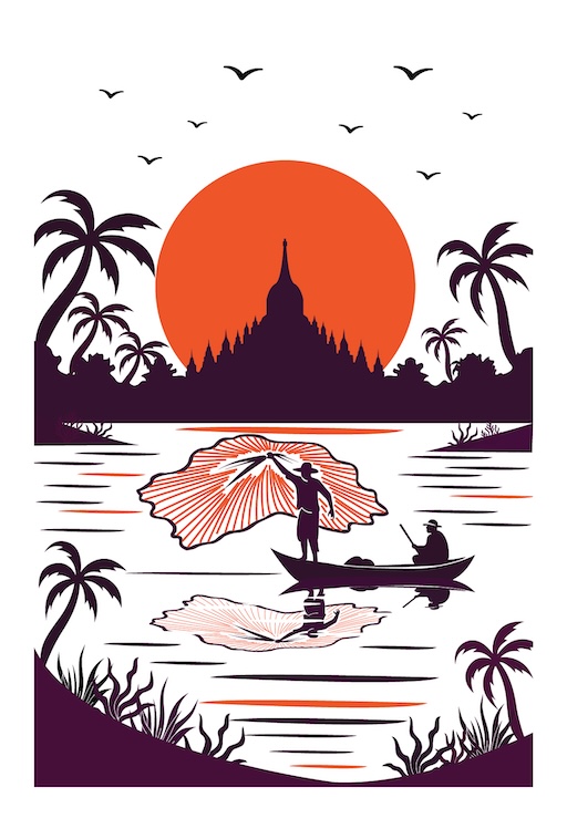 夕陽下的生活